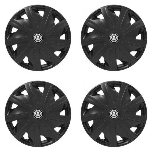 Poklice pro VW (černé) pre dodávky 16 Craft black