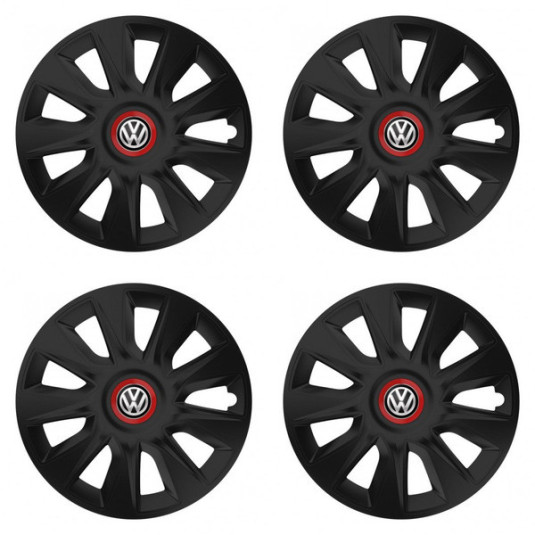 Poklice pro VW (černé) 17 STRATOS RR black