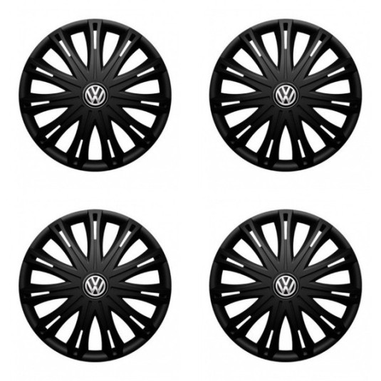 Poklice pro VW (černé) 17 SPARK BLACK
