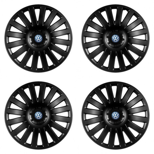 Poklice pro VW (modré) 14 Smart black