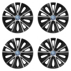 Poklice pro VW (modré) 14 RAPIDE silver and black