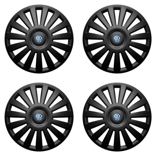 Poklice pro VW (modré) 15 Luxury black