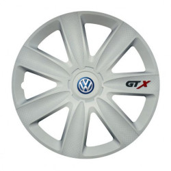 Poklice pro VW (modré) 15 GTX carbon white