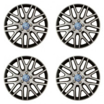 Poklice pro VW (modré) 15 Dakar NC silver and black