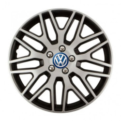 Poklice pro VW (modré) 15 Dakar NC silver and black