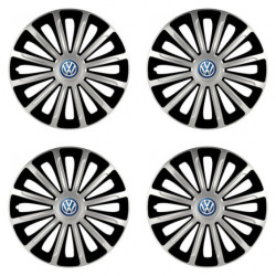 Poklice pro VW (modré) 15 TREND silver and black