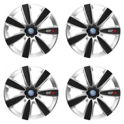 Poklice pro VW (modré) 15 GTX CARBON silver/black