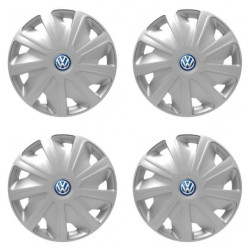 Poklice pro VW (modré) pre dodávky 15 Craft silver