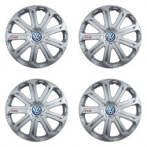 Poklice pro VW (modré) 16 Evo silver