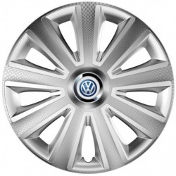 Poklice pro VW (modré) 16 Aviator carbon RC 16 silver