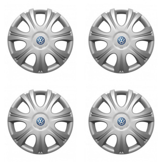 Poklice pro VW (modré) 16 IMPULSE 16-VERSACO