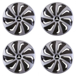 Poklice pro Mitsubishi (stříbrné) 14 WIND SB