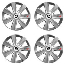 Poklice pro Mitsubishi (stříbrné) 14 GTX CARBON silver