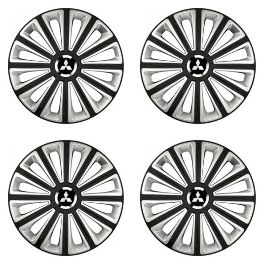 Poklice pro Mitsubishi (stříbrné) 14 TREND RC double colour