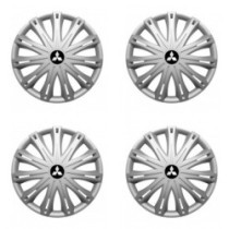 Poklice pro Mitsubishi (stříbrné) 14 SPARK