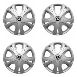 Poklice pro Mitsubishi (stříbrné) 14 DYNAMIC