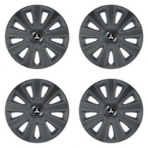 Poklice pro Mitsubishi (stříbrné) 15 Aviator carbon grafite