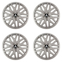 Poklice pro Mitsubishi (stříbrné) 15 DAKAR