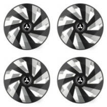 Poklice pro Mitsubishi (stříbrné) 15 Vector RC black and silver