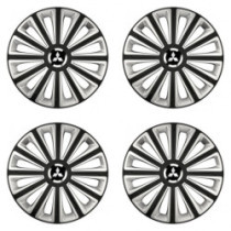 Poklice pro Mitsubishi (stříbrné) 15 TREND RC double colour