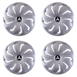 Poklice pro Mitsubishi (stříbrné) 16 WIND RC SI