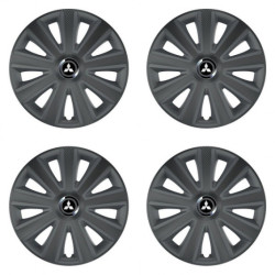 Poklice pro Mitsubishi (stříbrné) 16 Aviator carbon RC16 grafite