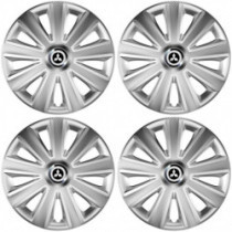 Poklice pro Mitsubishi (stříbrné) 16 Aviator carbon RC 16 silver