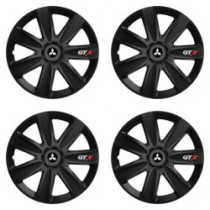 Poklice pro Mitsubishi (stříbrné) 16 GTX CARBON black
