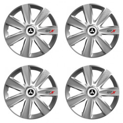 Poklice pro Mitsubishi (stříbrné) 16 GTX CARBON silver