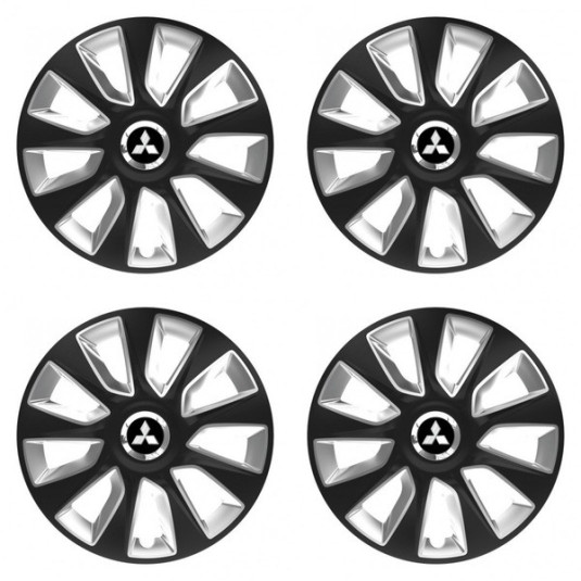 Poklice pro Mitsubishi (stříbrné) 17 STRATOS BS