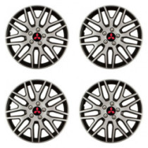 Poklice pro Mitsubishi (červené) 14 Dakar NC silver and black