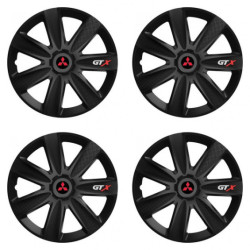 Poklice pro Mitsubishi (červené) 14 GTX CARBON black