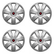 Poklice pro Mitsubishi (červené) 14 COMFORT