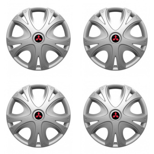 Poklice pro Mitsubishi (červené) 14 DYNAMIC