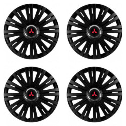 Poklice pro Mitsubishi (červené) 14 ACTIVE RC BLACK