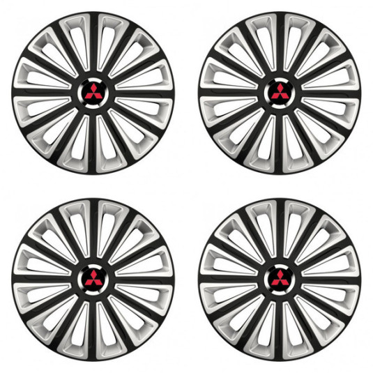 Poklice pro Mitsubishi (červené) 15 TREND RC double colour