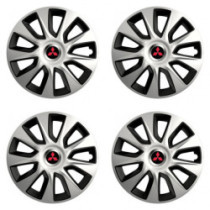 Poklice pro Mitsubishi (červené) 15 STRATOS double colour - výpredaj