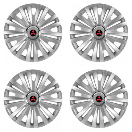 Poklice pro Mitsubishi (červené) 15 ROYAL