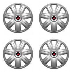 Poklice pro Mitsubishi (červené) 15 COMFORT