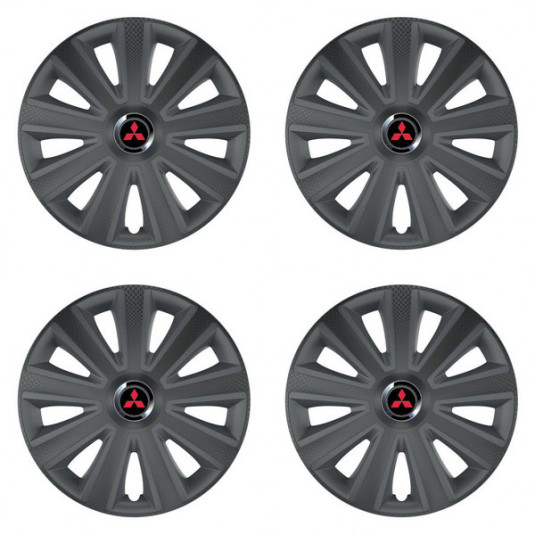 Poklice pro Mitsubishi (červené) 16 Aviator carbon RC16 grafite