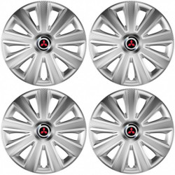 Poklice pro Mitsubishi (červené) 16 Aviator carbon RC 16 silver