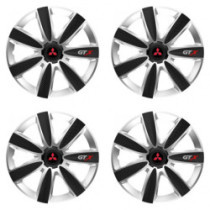Poklice pro Mitsubishi (červené) 16 GTX CARBON silver/black
