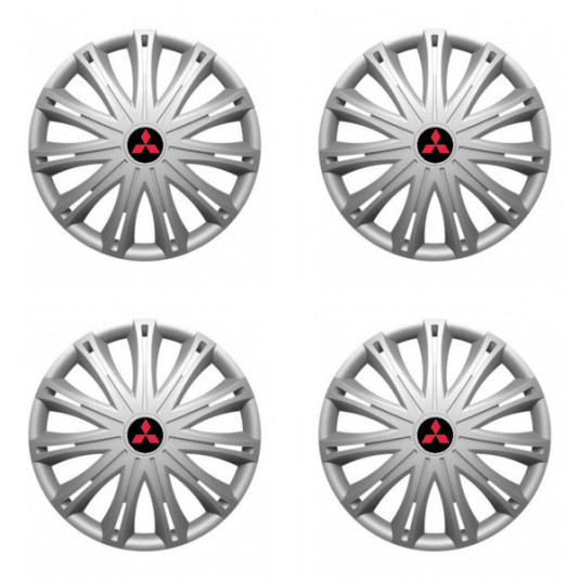 Poklice pro Mitsubishi (červené) 16 SPARK