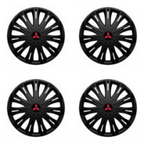 Poklice pro Mitsubishi (červené) 16 SPARK BLACK