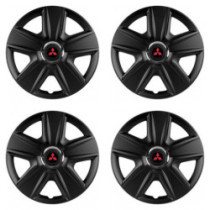 Poklice pro Mitsubishi (červené) 16 ESPRIT RC BLACK