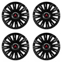 Poklice pro Mitsubishi (červené) 16 ACTIVE RC BLACK