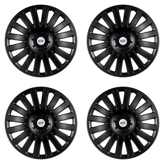 Poklice pro Volvo (bílé) 14 Smart black