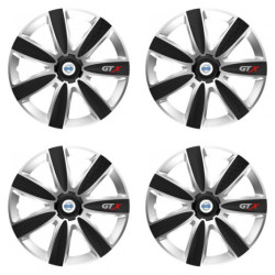 Poklice pro Volvo (bílé) 14 GTX CARBON silver/black