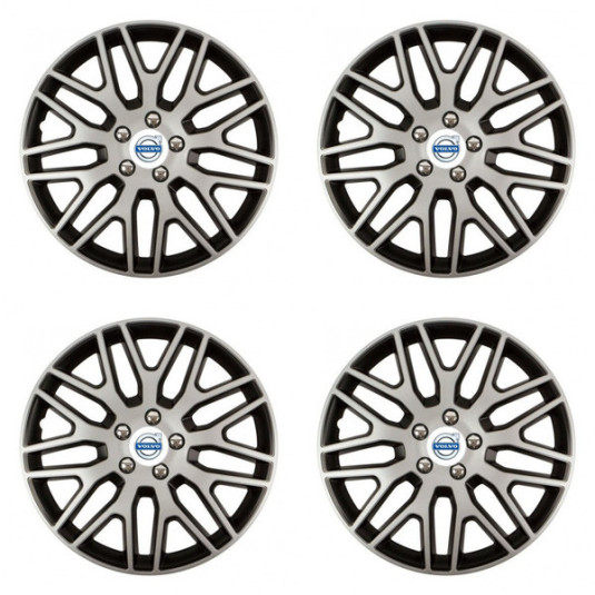 Poklice pro Volvo (bílé) 15 Dakar NC silver and black