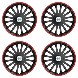 Poklice pro Volvo (bílé) 15 CRYSTAL RO black